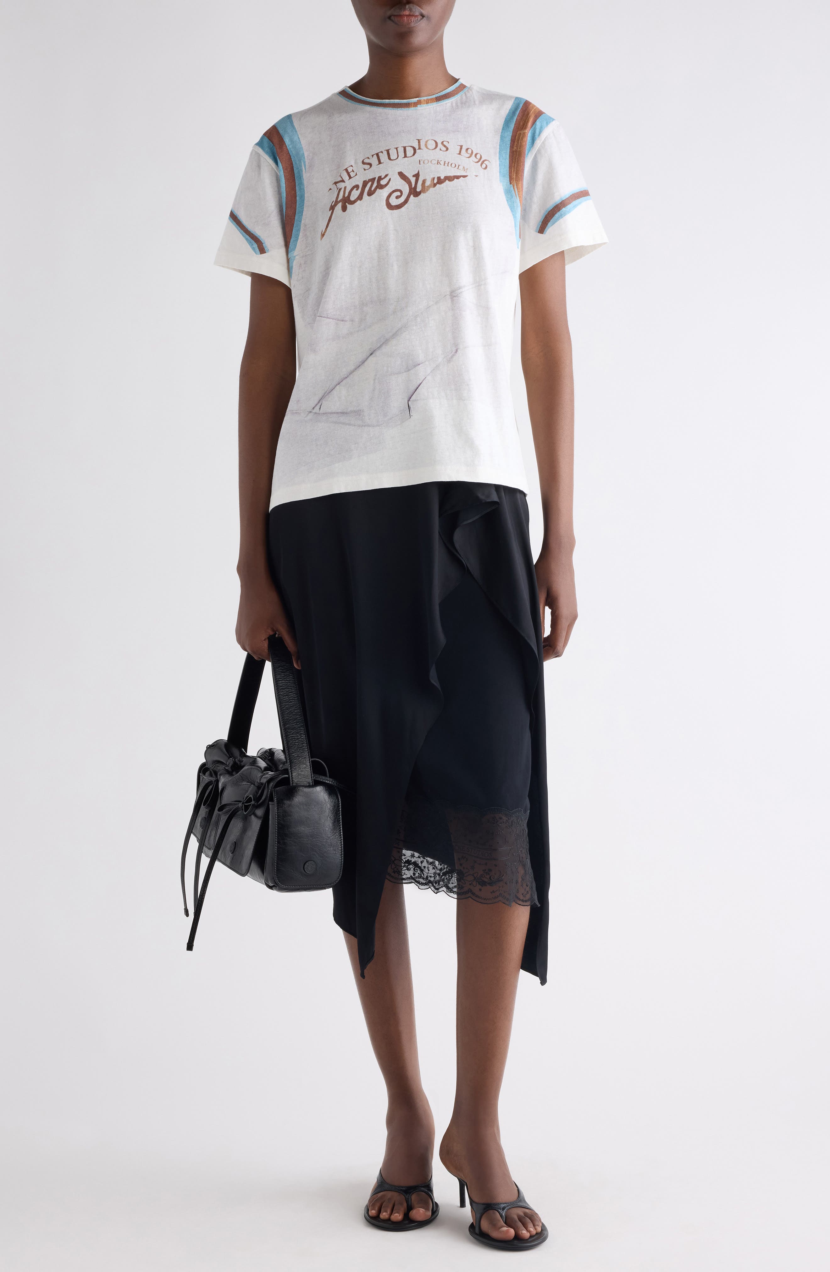 Trompe l'Oeil Logo Graphic T-Shirt - image 2