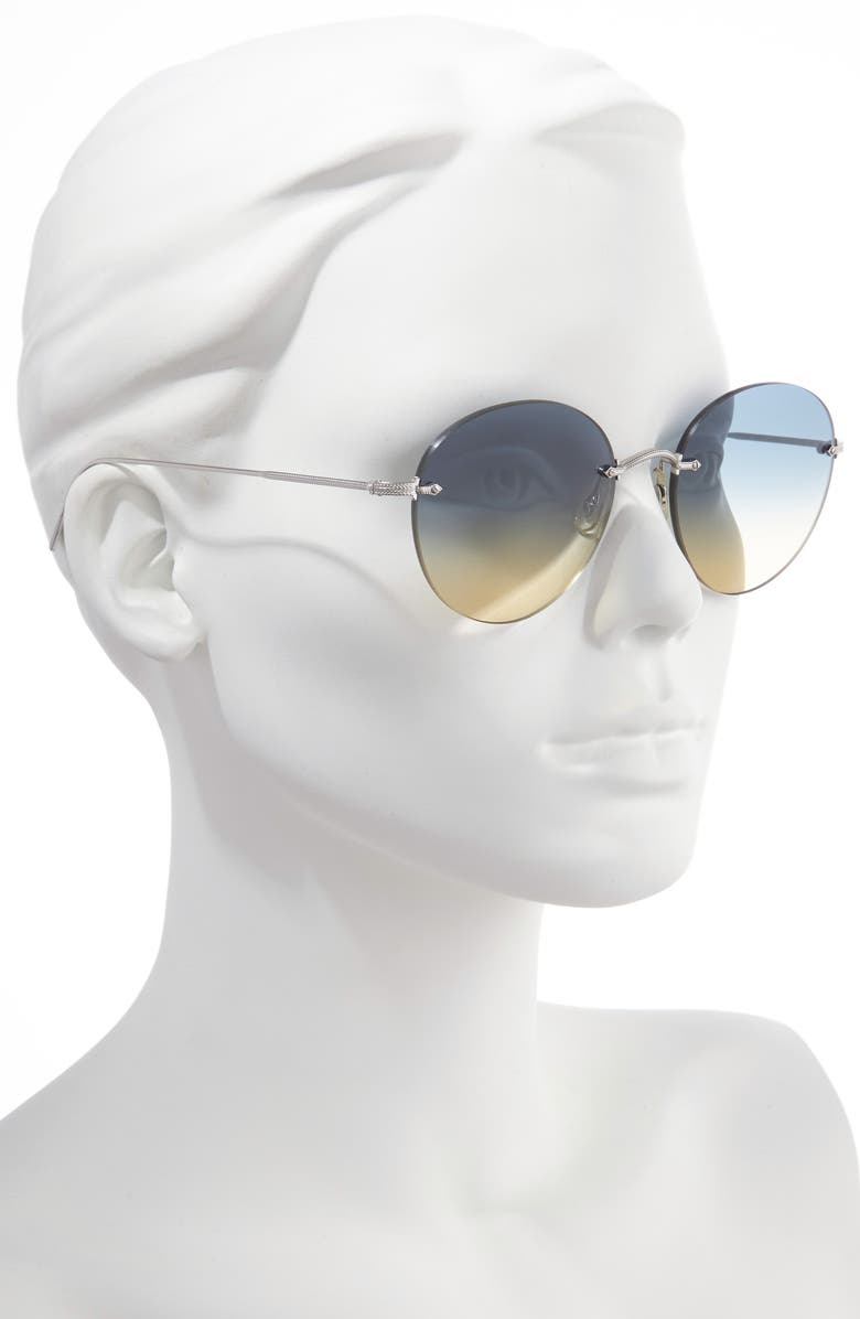 Oliver Peoples Coliena 57mm Round Sunglasses, Alternate, color, 