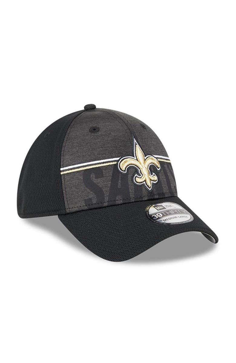 New Era Men's New Era Black New Orleans Saints 2023 NFL Training Camp 39THIRTY Flex Fit Hat, Alternate, color, Black