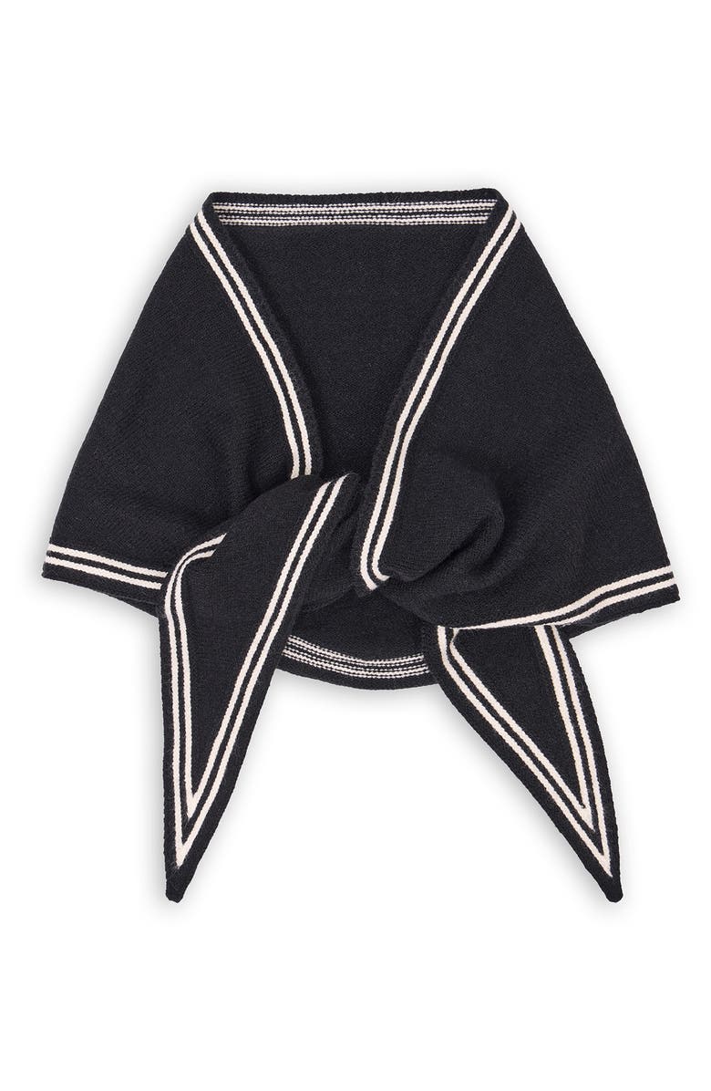 SAACHI Triangle Scarf, Alternate, color, Black