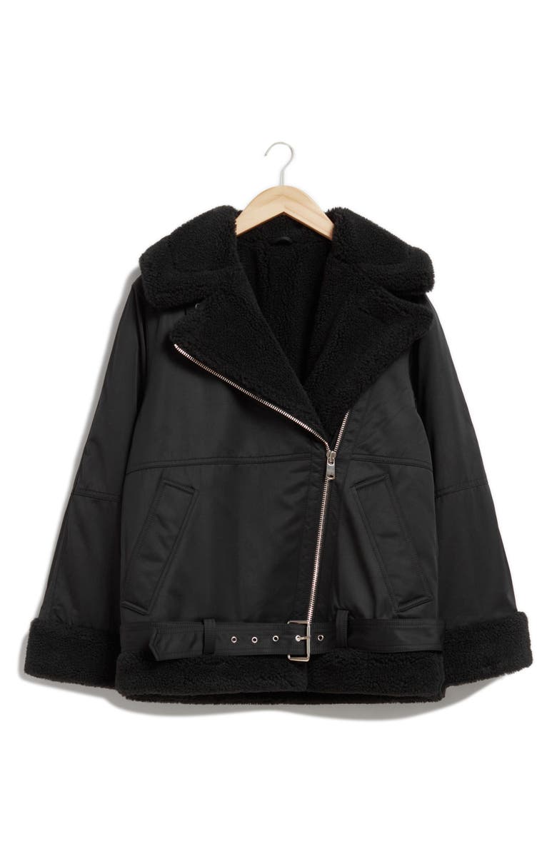 & Other Stories Aviator Jacket, Alternate, color,