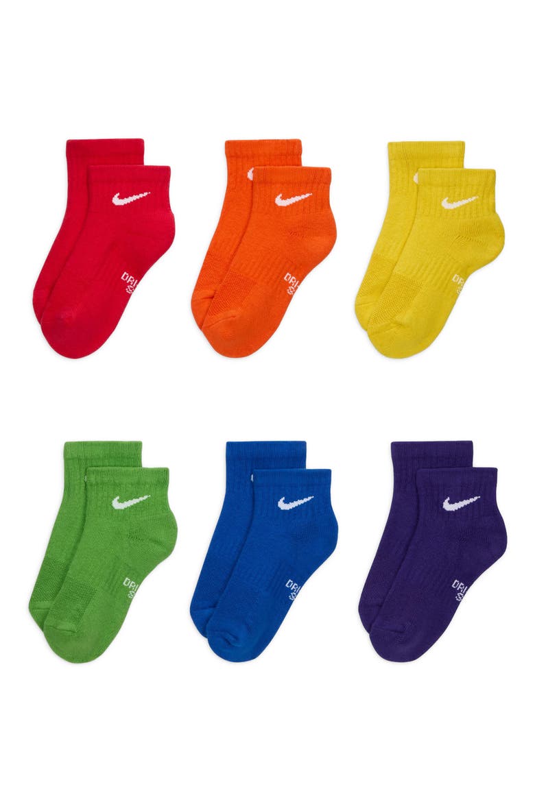 6-Pack Everyday Cush Ankle Socks, Main, color, 903 MULTI-COLOR