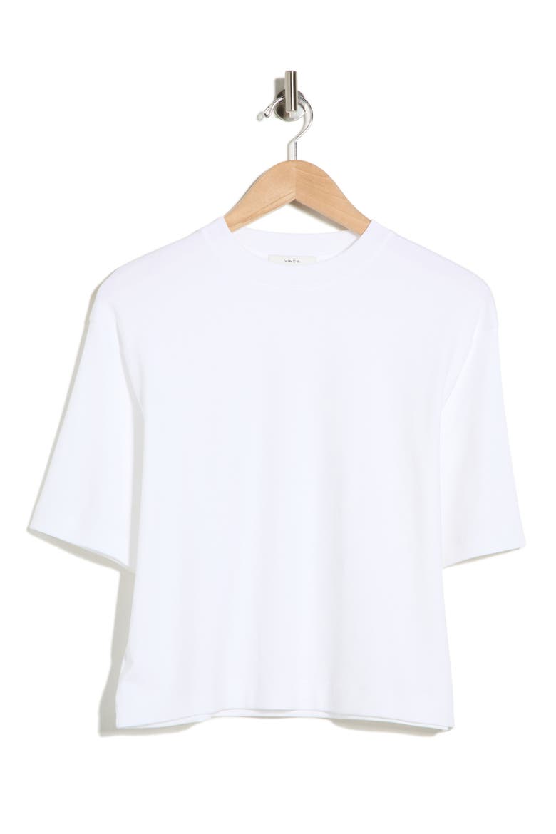 Wide Sleeve Crop T-Shirt, Alternate, color, OPTIC WHITE