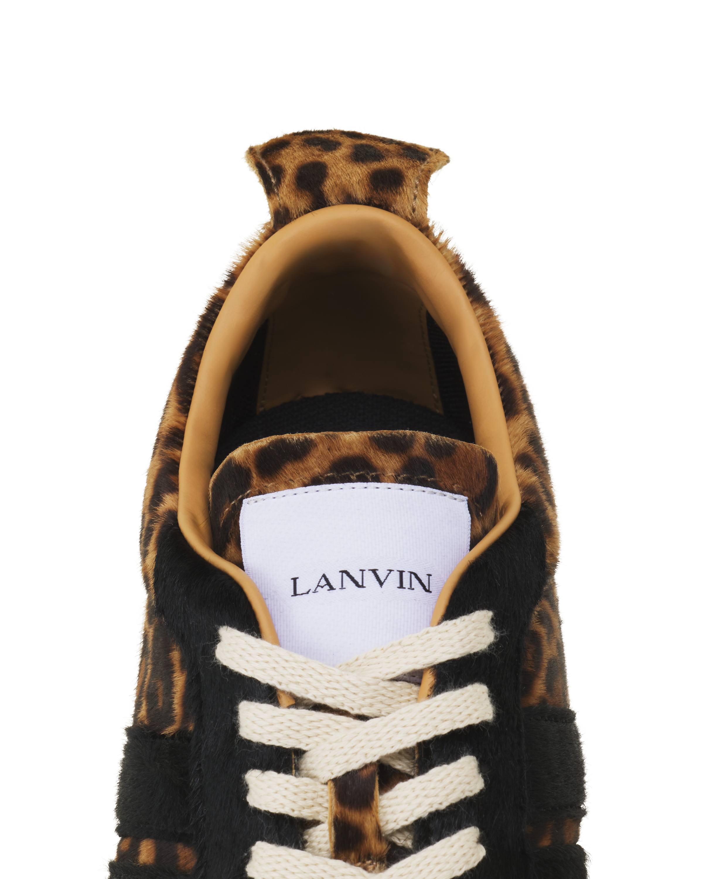 Lanvin Leopard Print Bumpr Sneakers In Pony, Alternate, color, Leopard