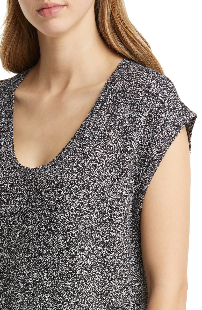 Nordstrom Marled Sleeveless Sweater, Alternate, color, 