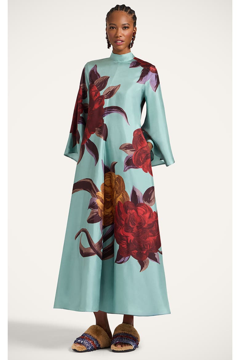 Magnifico Dress, Main, color, Peony Placée Light Blue
