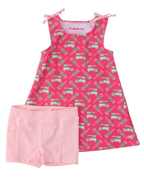 UPF50+ Active A-Line Bow Dress & Bike Short Set