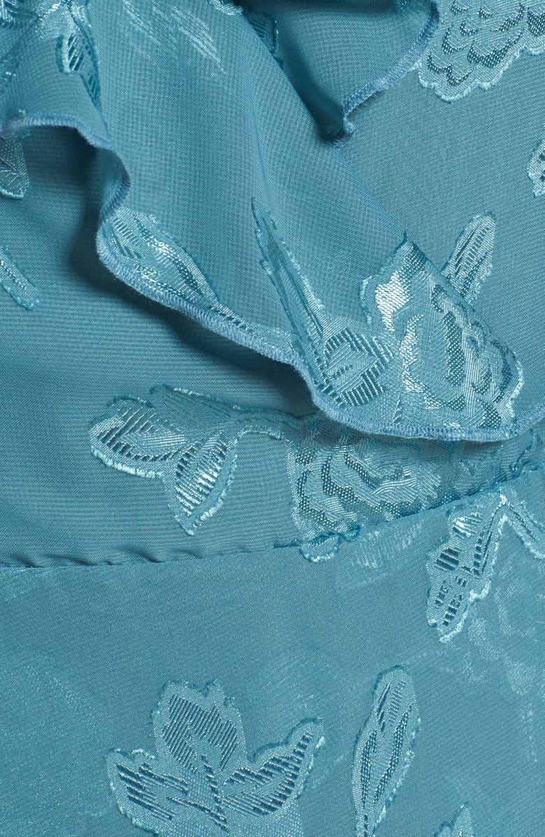 Leith Handkerchief Hem Faux-Wrap Midi Dress, Alternate, color, 