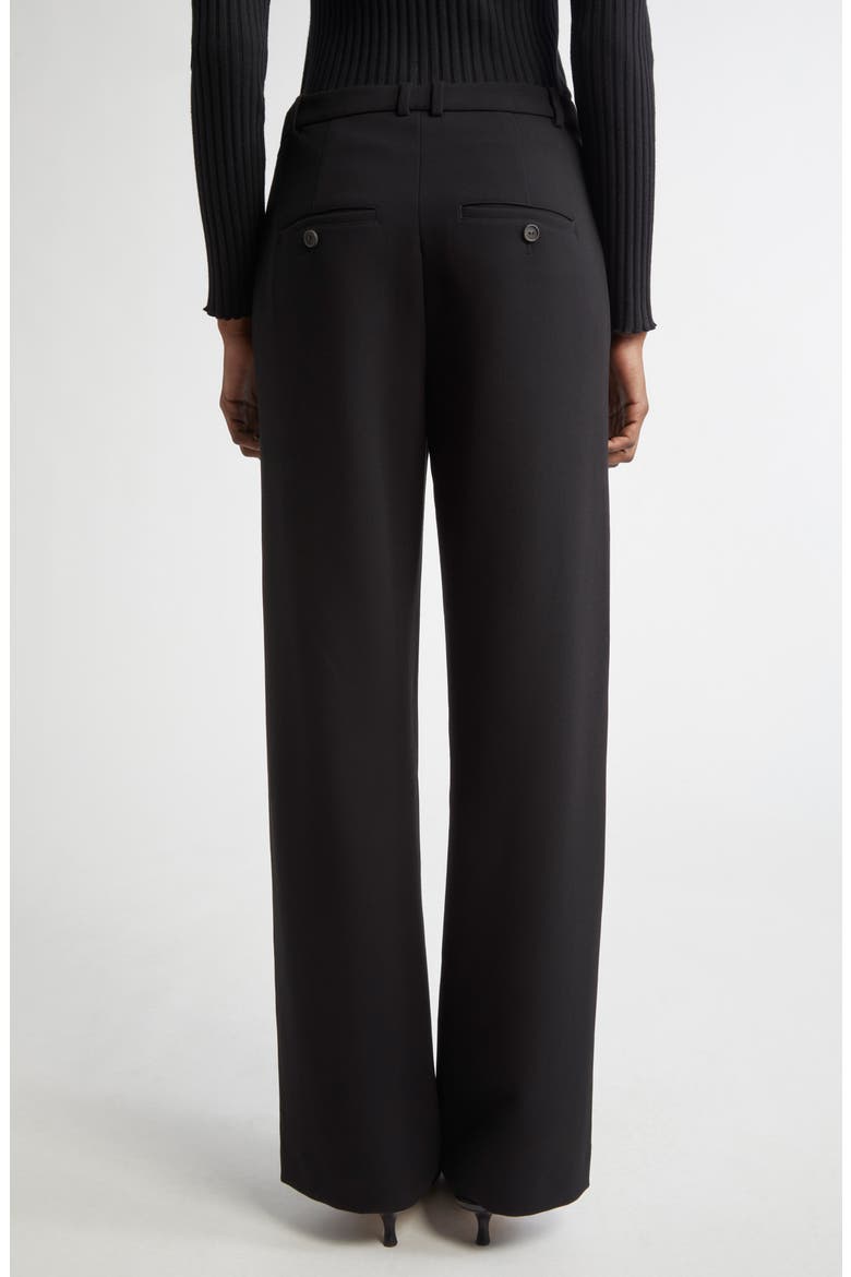 High Waist Wide Leg Pants, Alternate, color, BLACK