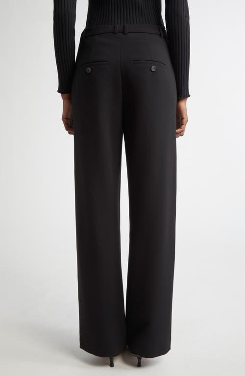 Vince High Waist Wide Leg Pants In Black