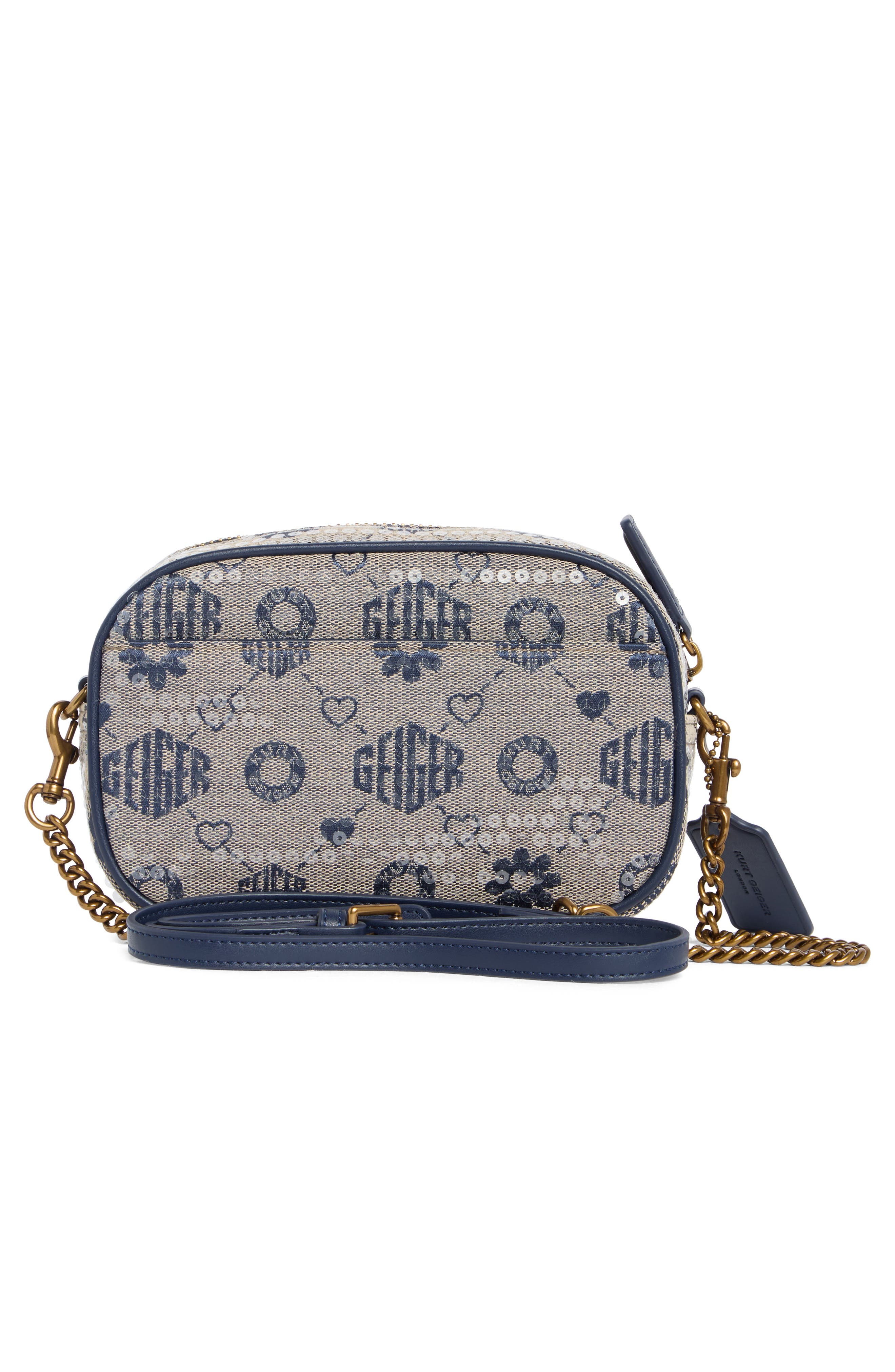 Kurt Geiger London Chiswick Camera Crossbody Bag, Alternate, color, Open Blue