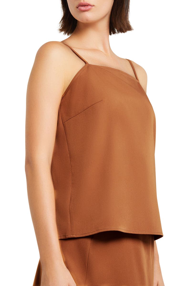 Misook Square Neck Camisole, Alternate, color, Copper