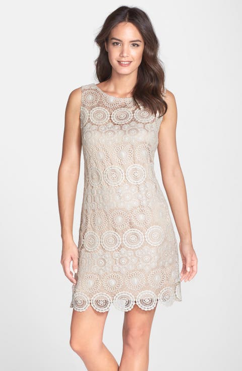 SLEEVELESS SHIFT DRESS