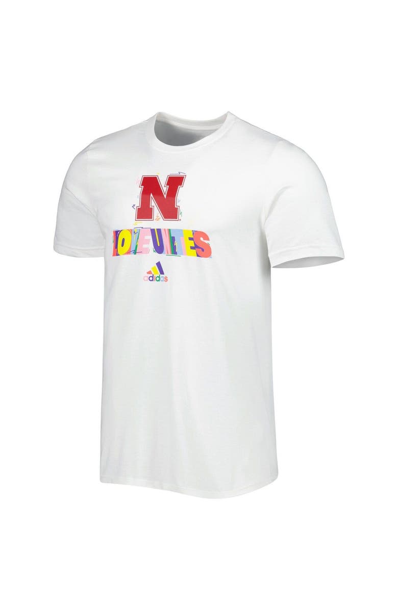 adidas Men's adidas White Nebraska Huskers Pride Fresh T-Shirt, Alternate, color, 