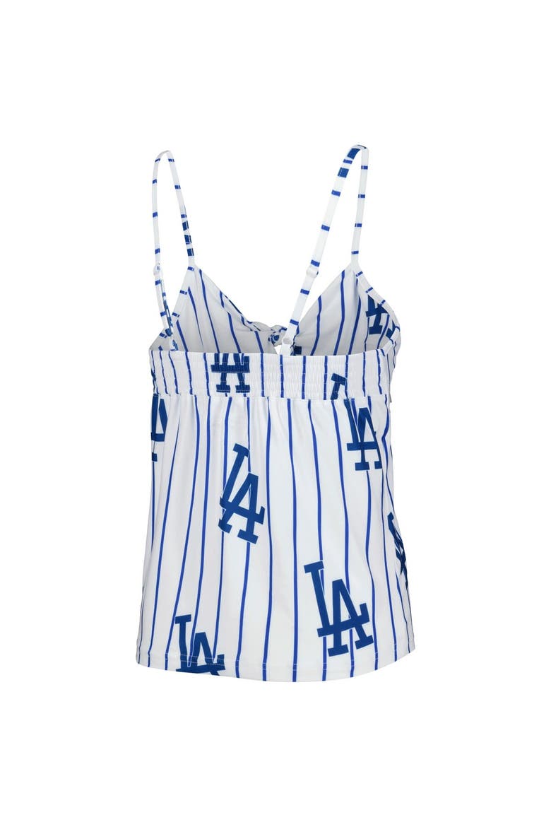Women's Concepts Sport White Los Angeles Dodgers Reel Allover Print Tank Top & Shorts Sleep Set, Alternate, color, White