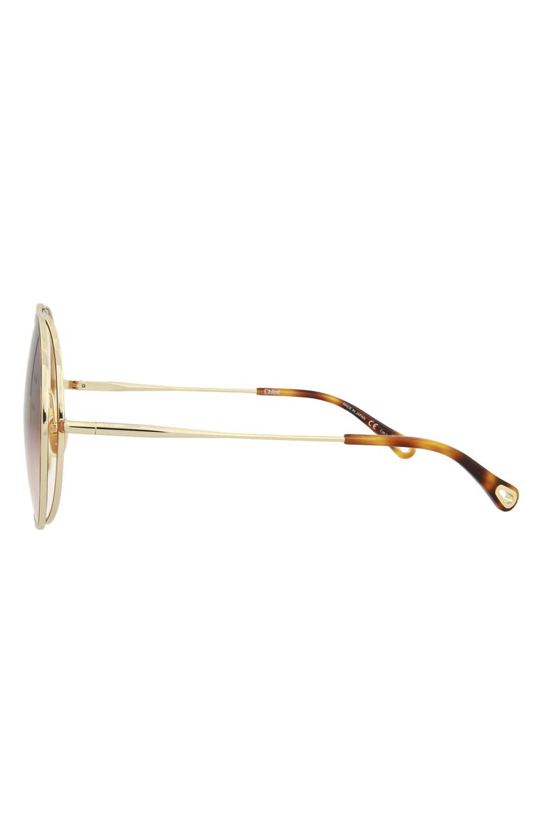 Chloé Novelty 61mm Round Sunglasses, Alternate, color,