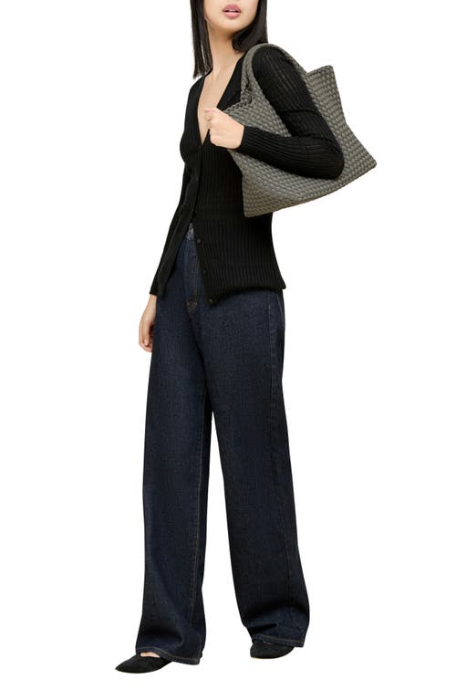 Naghedi St. Barths Medium Woven Tote Bag In Laurel
