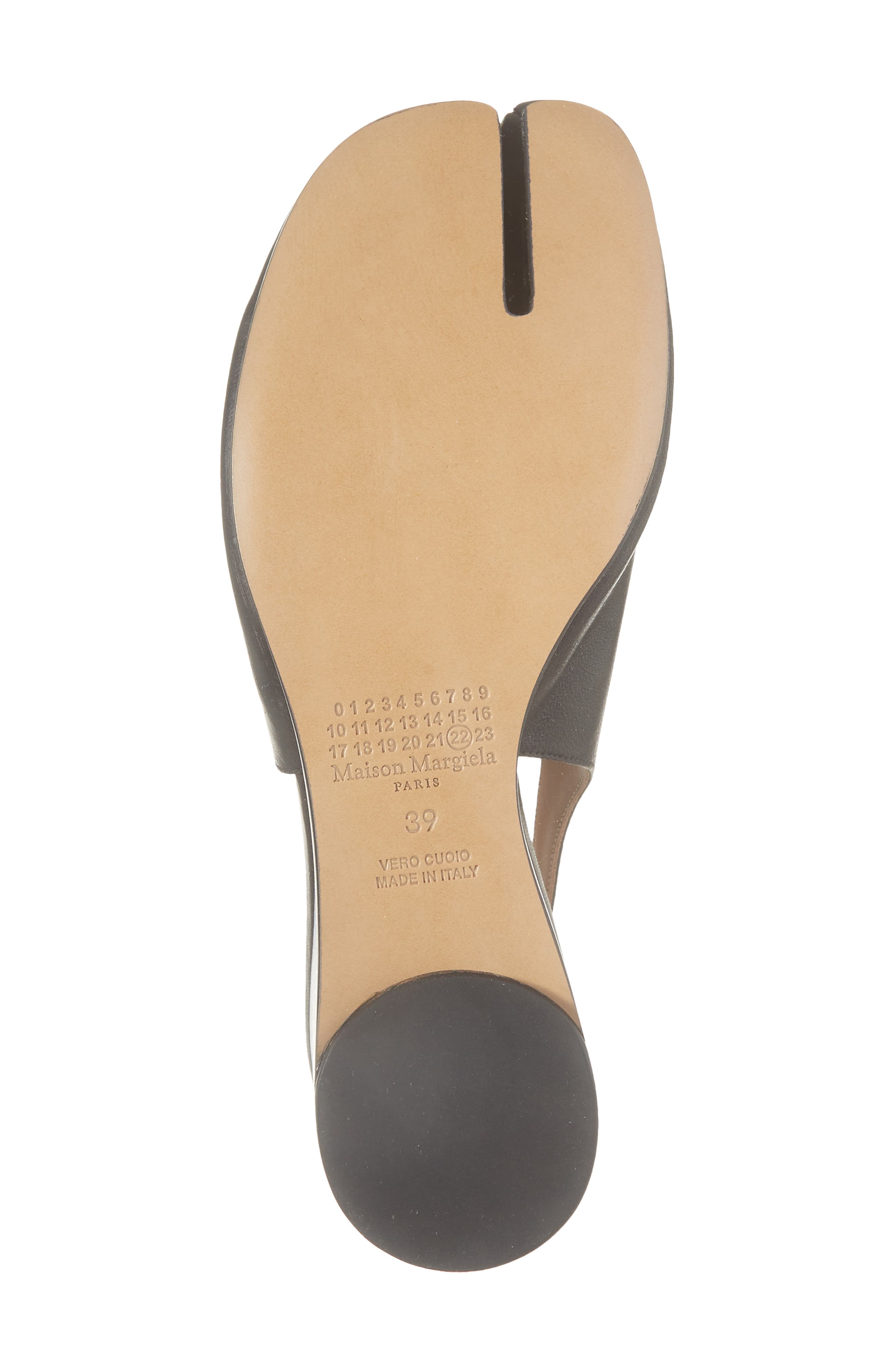 Tabi Wedge Slingback Pump, Alternate, color, BLACK