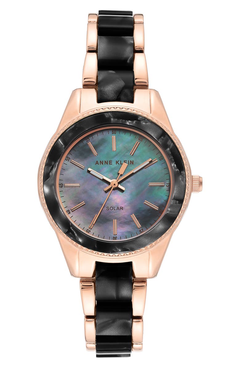 Anne Klein Considered Solar Power Bracelet Watch, 33.5mm, Main, color, 