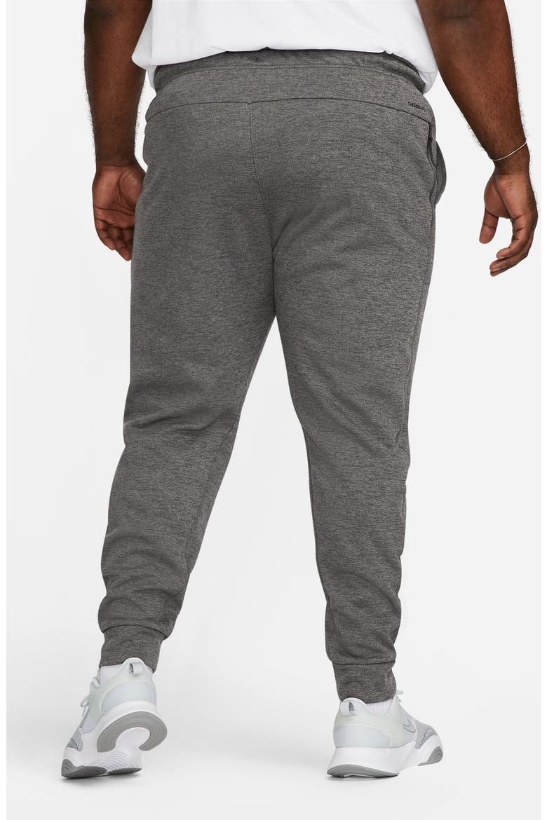 Therma-FIT Tapered Training Pants, Alternate, color, HEATHER/ DARK GREY/ BLACK