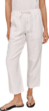 Bella Dahl Drawstring Linen Ankle Barrel Pants