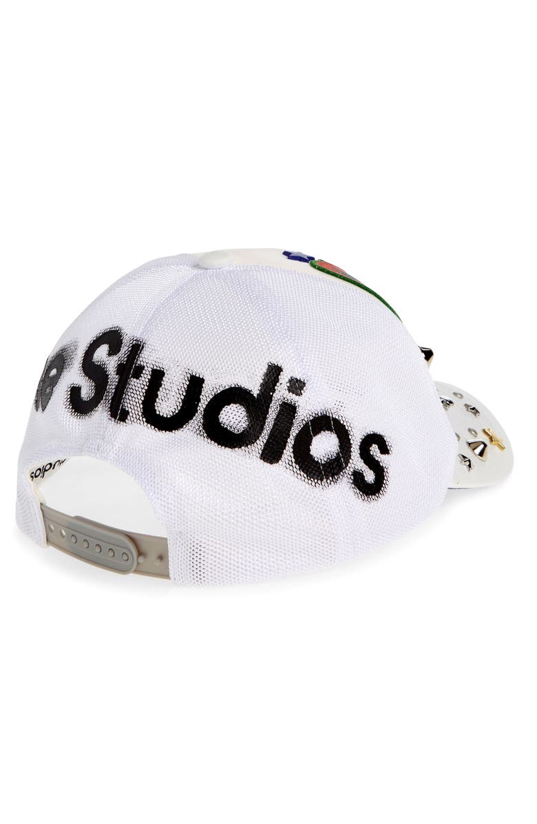 Acne Studios Matty Bovan Twill Baseball Cap, Alternate, color, 