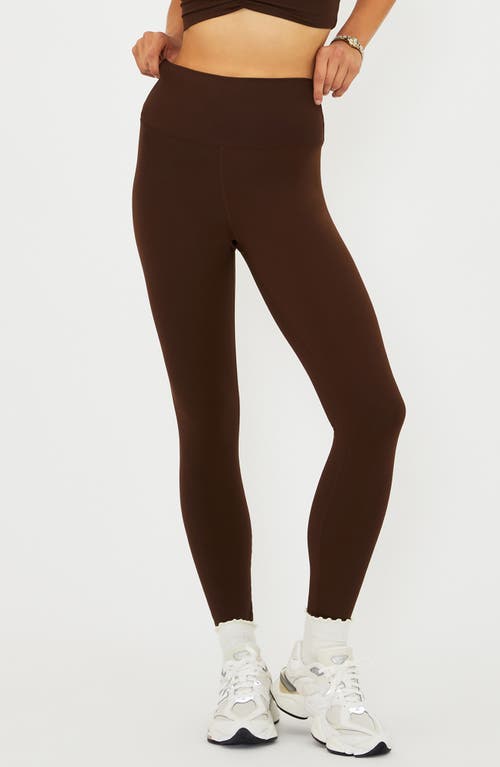 Beach Riot Piper Leggings In Burgundy