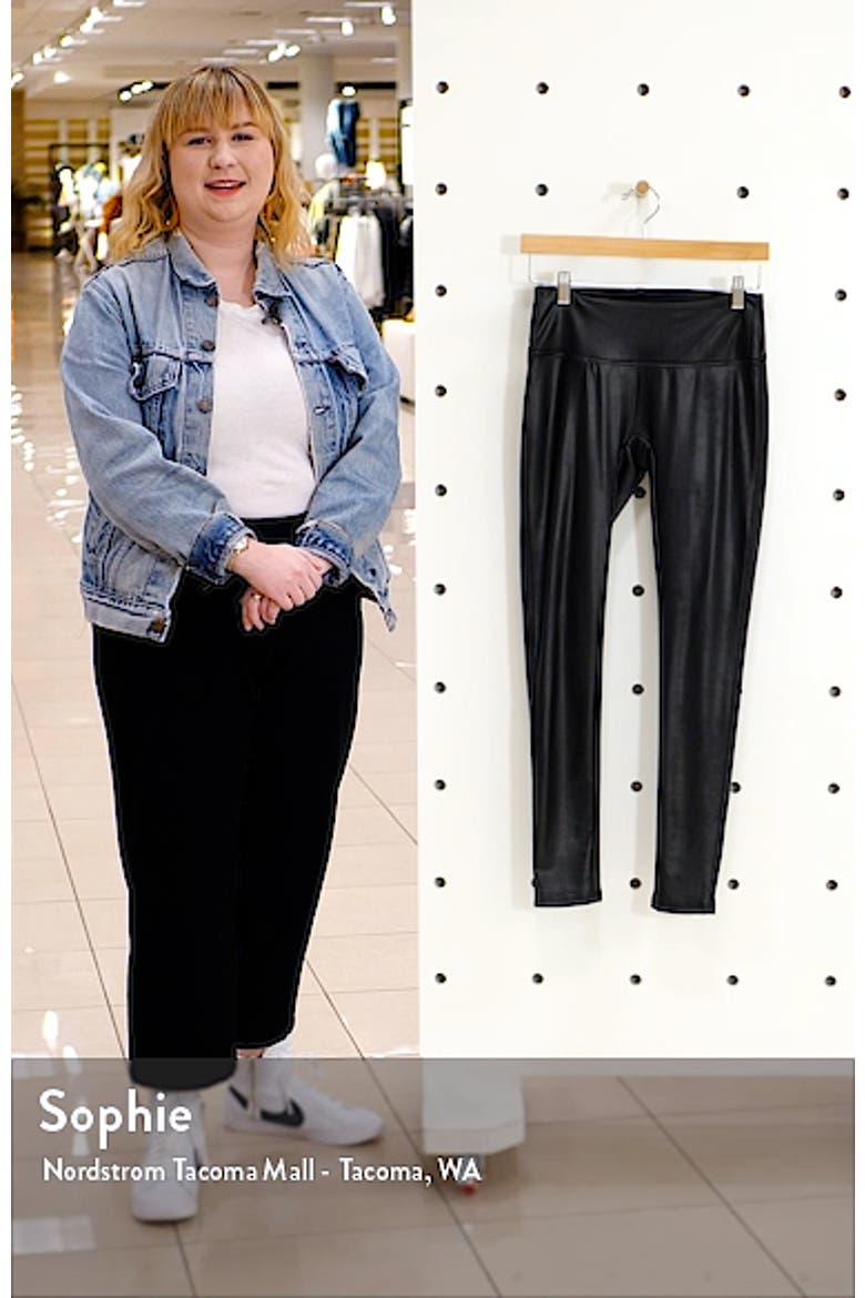 Jeans Faux Leather Leggings video