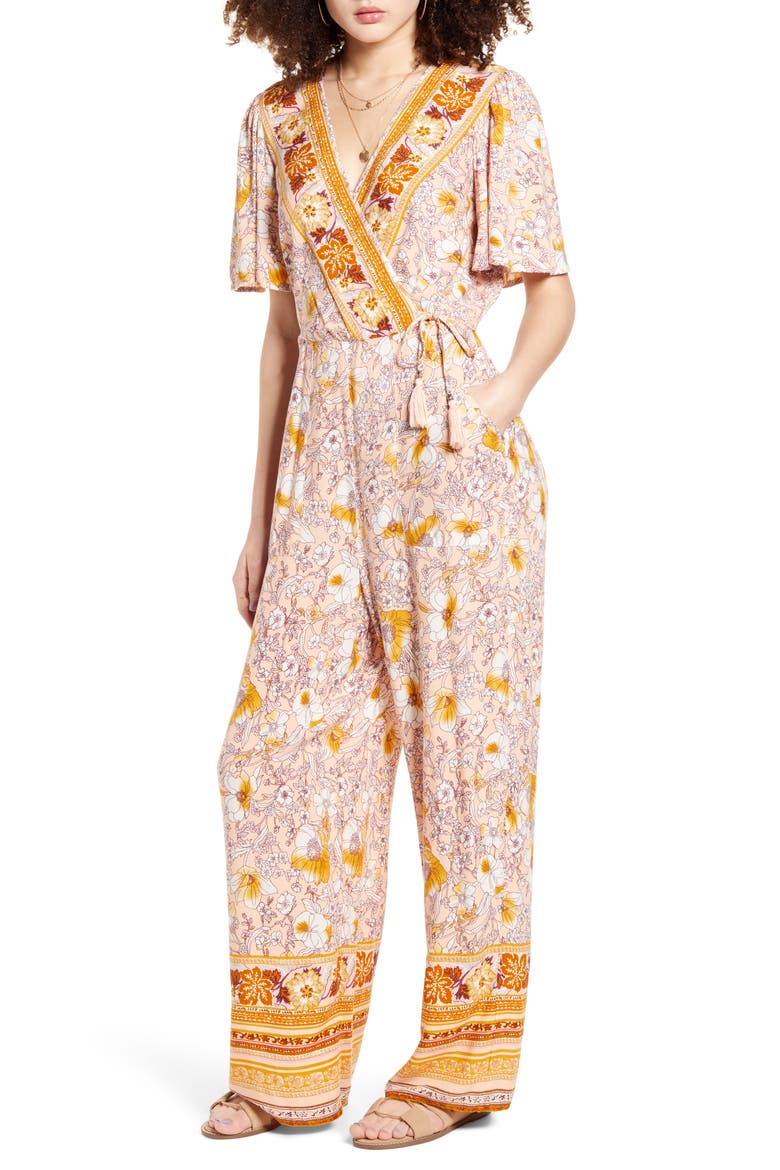 Seminyak Jumpsuit, Main, color, BLUSH GOLD