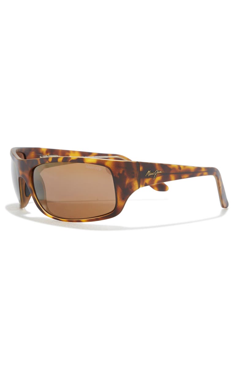 Maui Jim 65mm Core Square Polarized Sunglasses, Alternate, color, Tortoise Tortoise Bronze