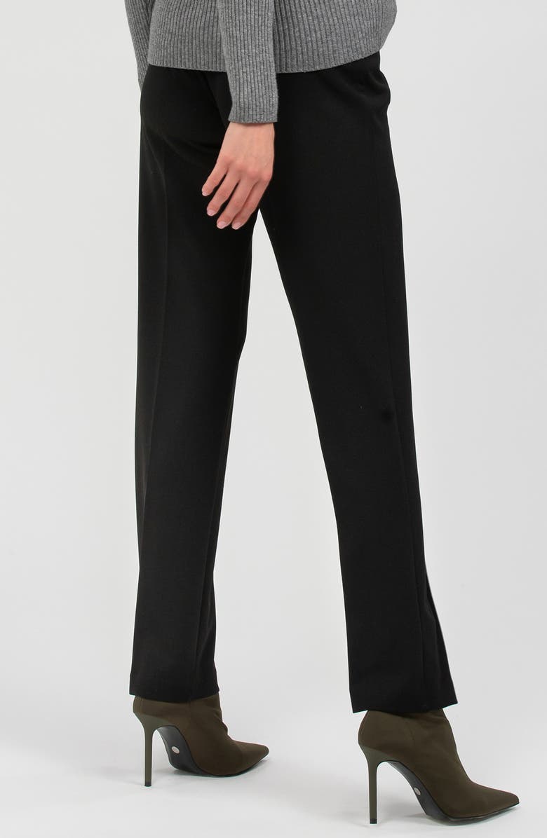 PIETRO BRUNELLI MATERNITY Noah Adjustable Waist Straight Leg Maternity Pants, Alternate, color, Black