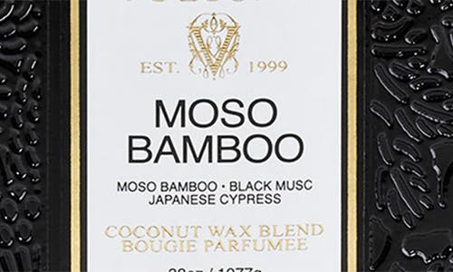 Voluspa Moso Bamboo Three-wick Hearth Candle In Blue