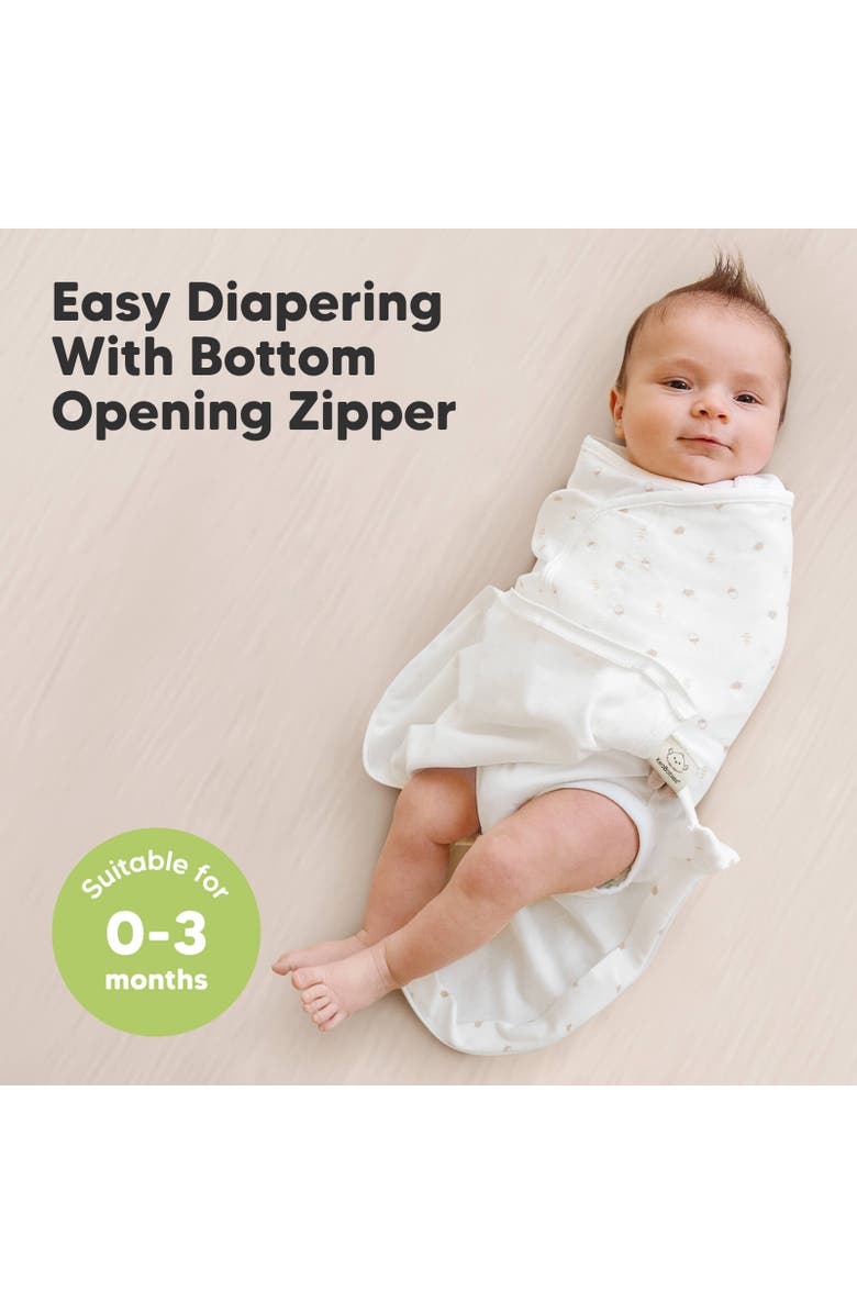 KeaBabies 3-Pack Soothe Zippy Swaddle Wrap, Alternate, color, Forest