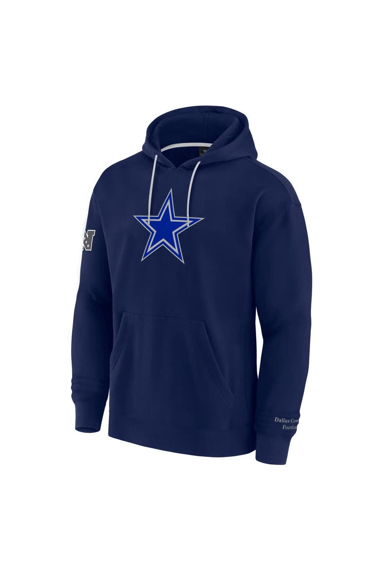 Men's Fanatics Navy Dallas Cowboys Elements Pace Pullover Hoodie, Alternate, color, Navy