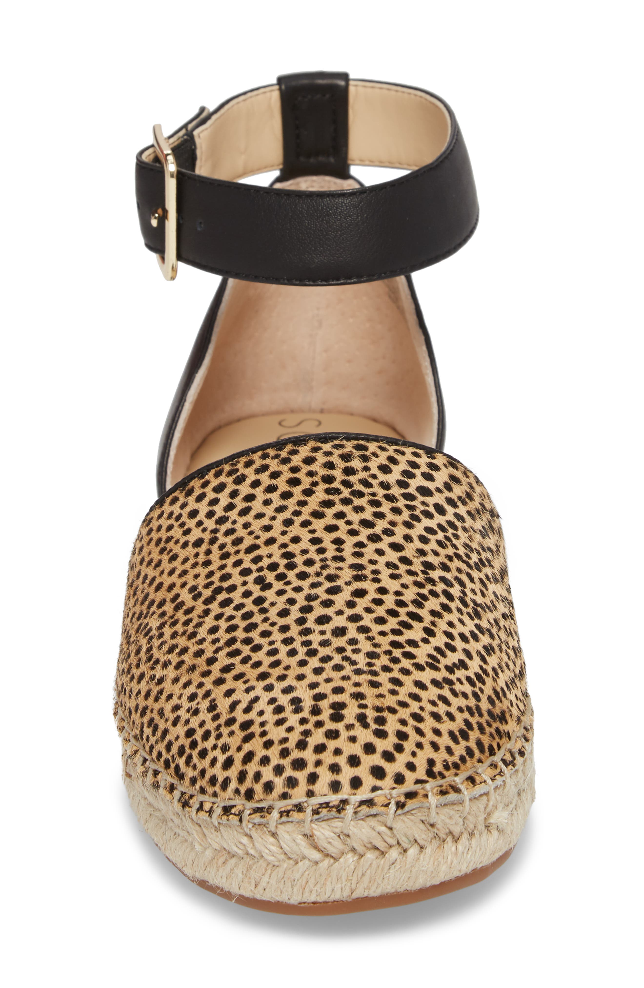 Stacie Genuine Calf Hair Espadrille Sandal, Alternate, color, DOTTED HAIRCALF