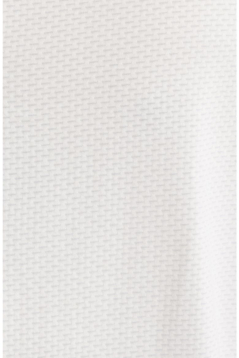 Bonville Geo Jacquard Short Sleeve Cotton & Modal Knit Button-Up Shirt, Alternate, color, LIGHT GREY