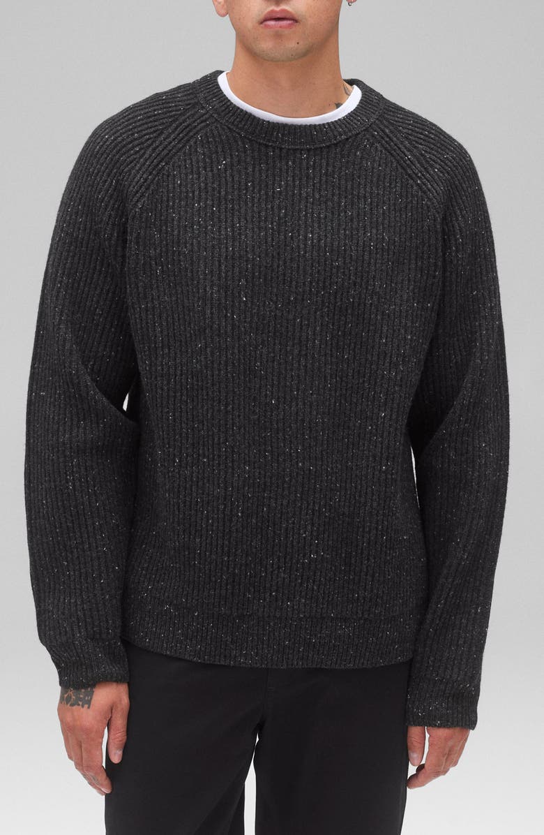 Reigning Champ Kenny Nep Wool Crewneck Sweater, Main, color,