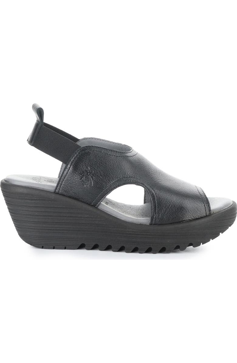 Fly London Liku Slingback Platform Wedge Sandal, Alternate, color,