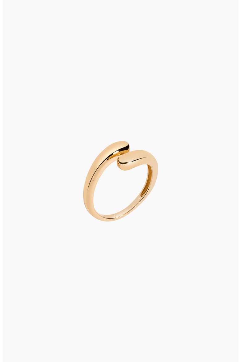 Ellipse Ring, Alternate, color, Yellow Gold Vermeil