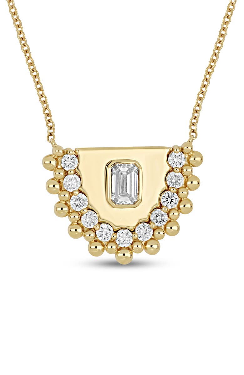 Bony Levy 18K Gold Mykonos Diamond Pendant Necklace, Alternate, color, 