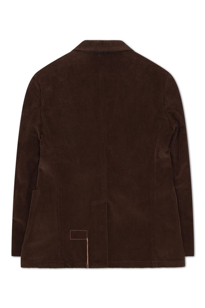 Classic Velvet Blazer, Alternate, color, Brown