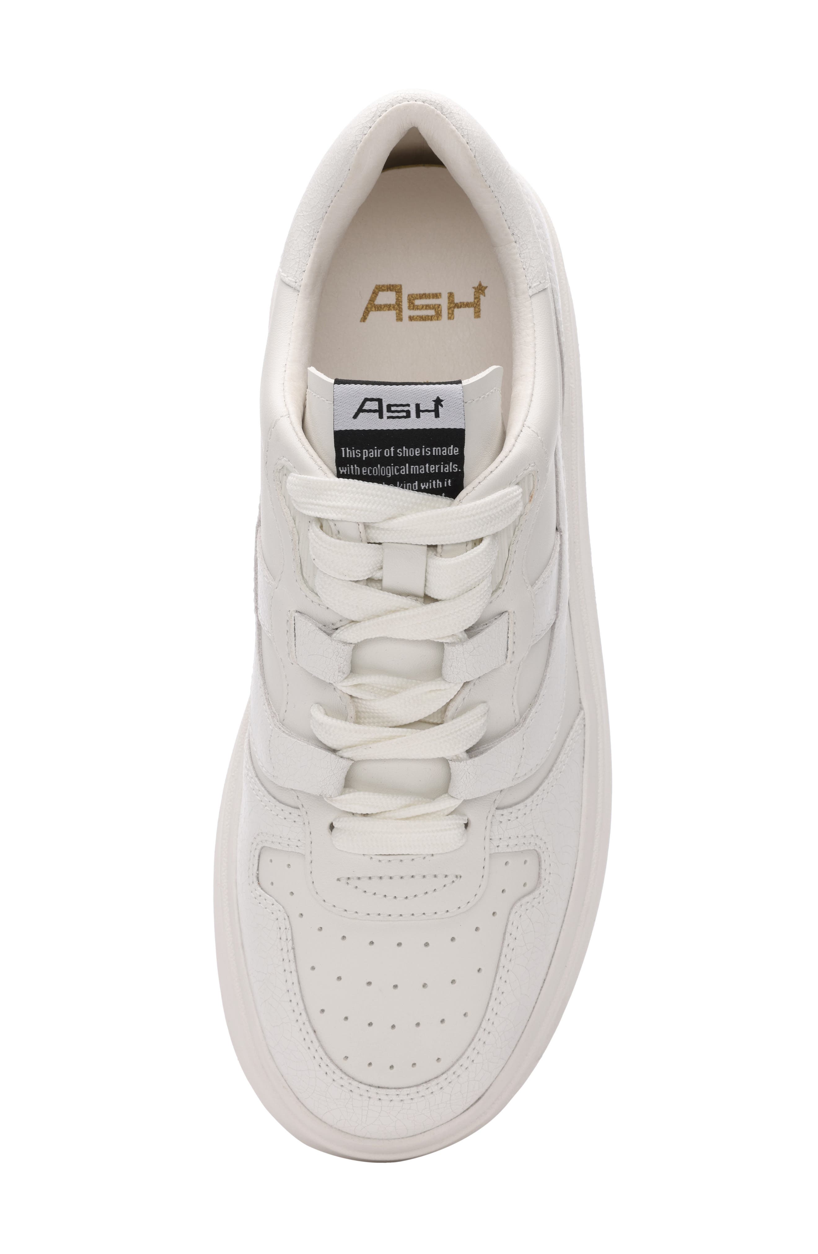 Ash Match Platform Sneaker, Alternate, color, Off White-White/ White