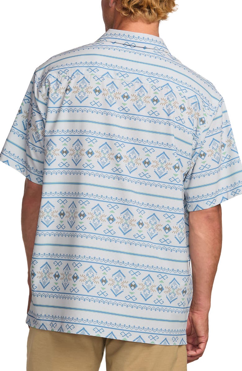 Billabong Surftrek Print Short Sleeve Button-Up Shirt, Alternate, color, 