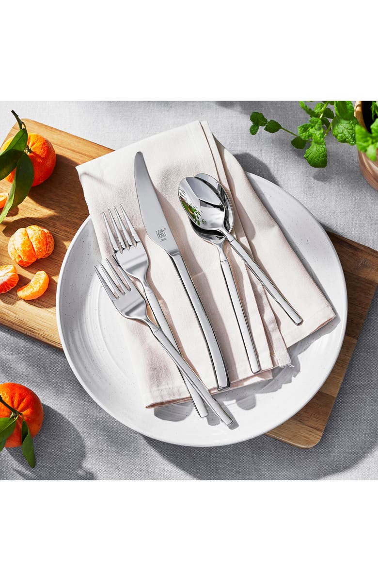 ZWILLING Opus 45-Piece Flatware Set, Alternate, color, NO COLOR