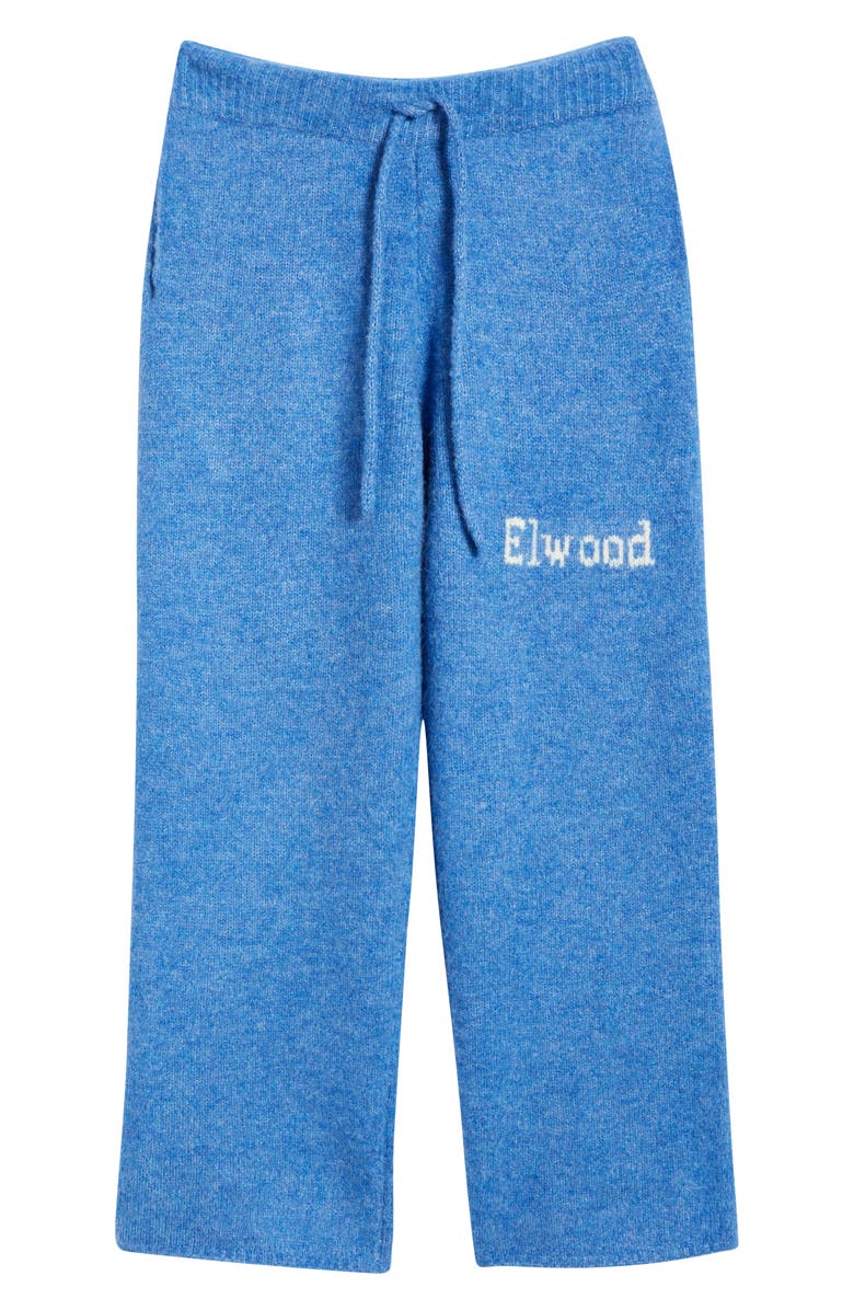 Elwood Intarsia Logo Baggy Sweatpants, Alternate, color, Blue
