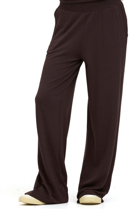 Esmeralda Feather Wide Leg Pants