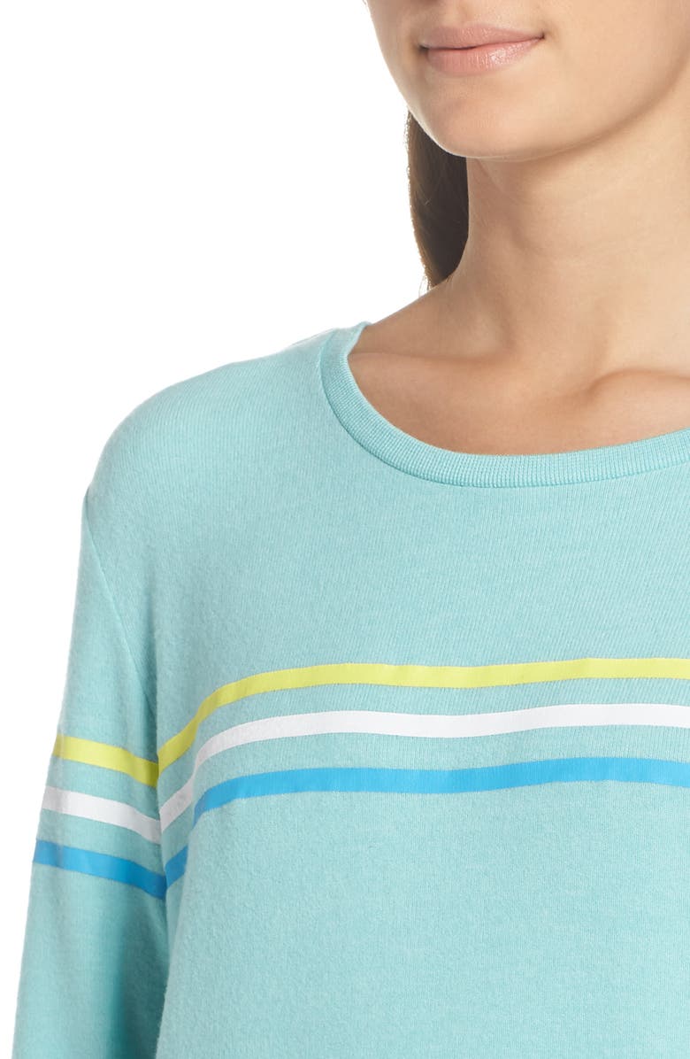 Make + Model Too Cool Crewneck, Alternate, color, Teal Sky