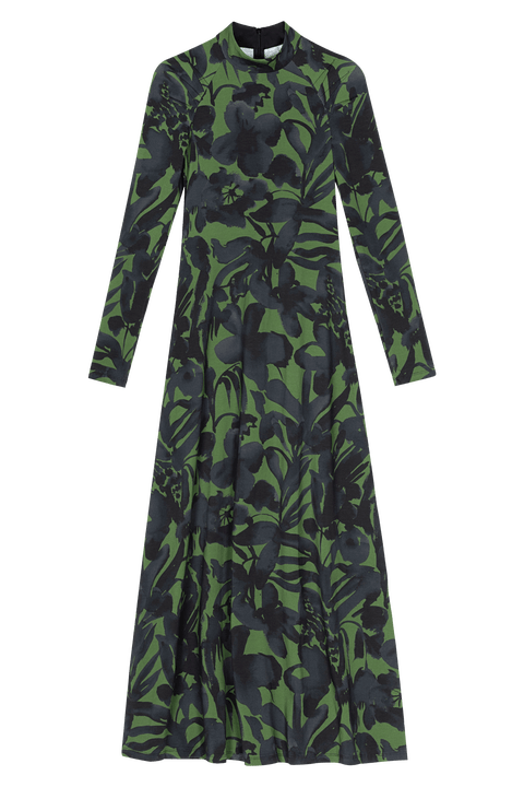 Speculus Turtleneck Jersey Maxi Dress