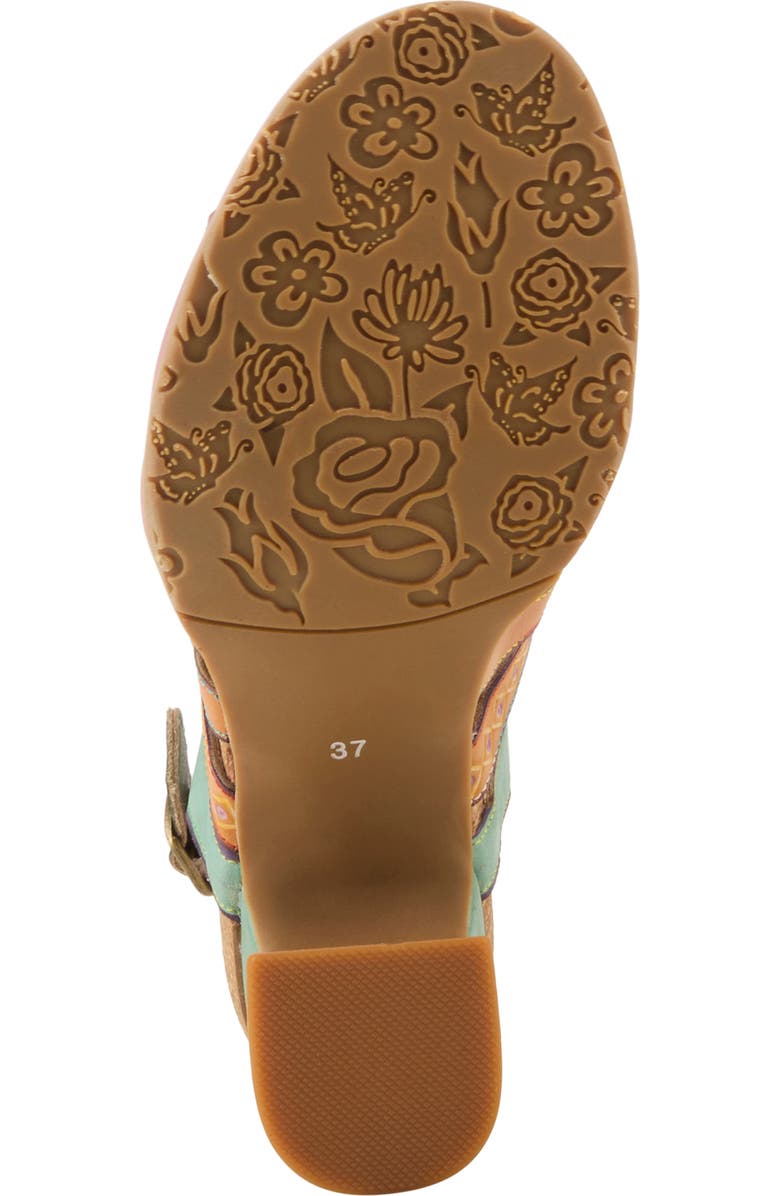L'Artiste by Spring Step Galfriday Sandal, Alternate, color, Mint Green Multi