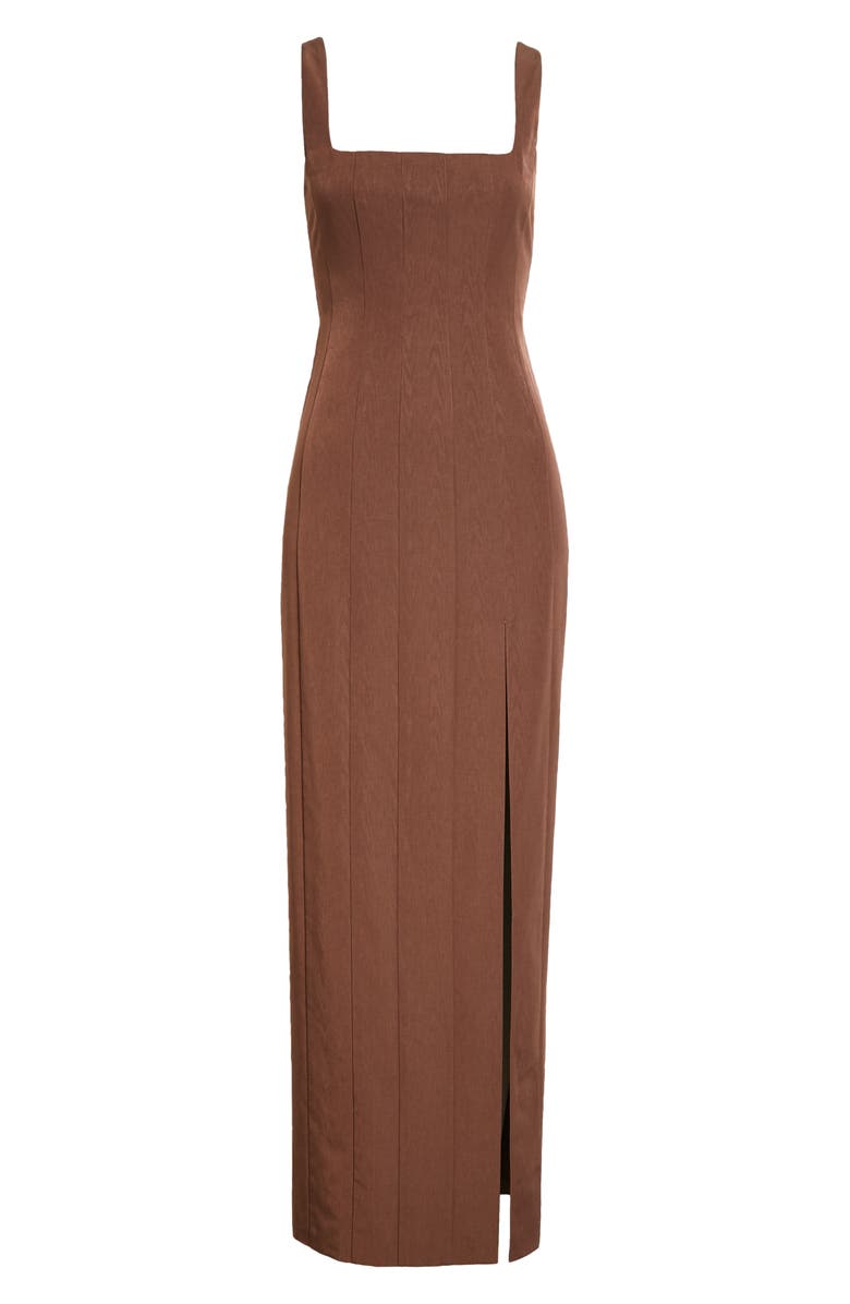 STAUD Portrait Seamed Sheath Dress, Alternate, color, 